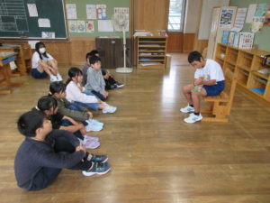 中学生の読み聞かせ